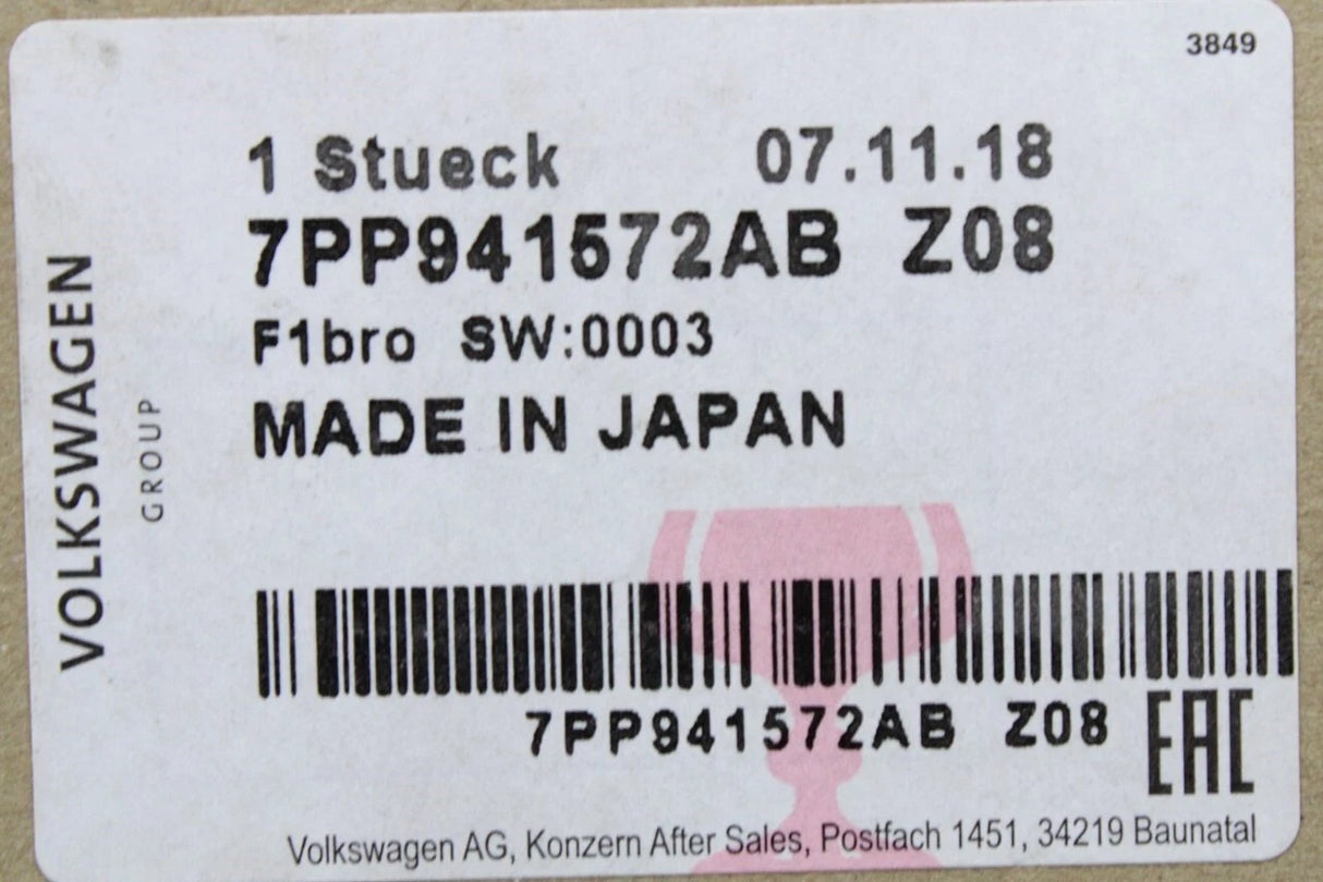 VW Passat B8 Tiguan Audi A4 Headlight power control unit 7PP941572AB Z08