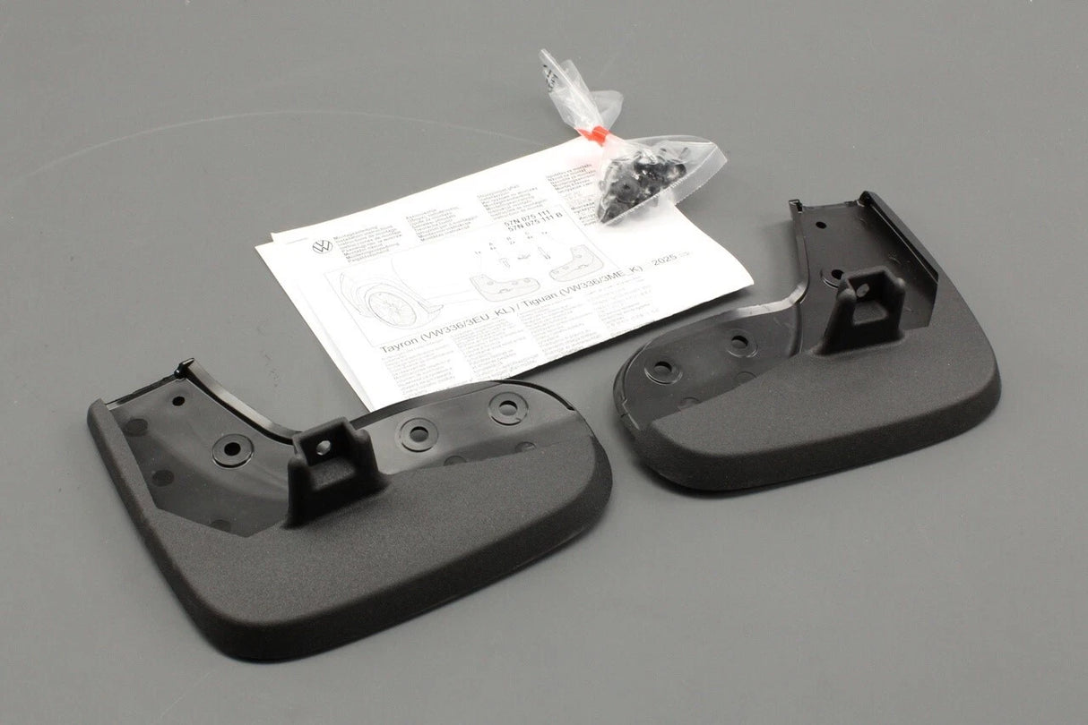 VW Tayron 2025-on accessory mud flaps (front & rear) 57N075111 / 57N075101