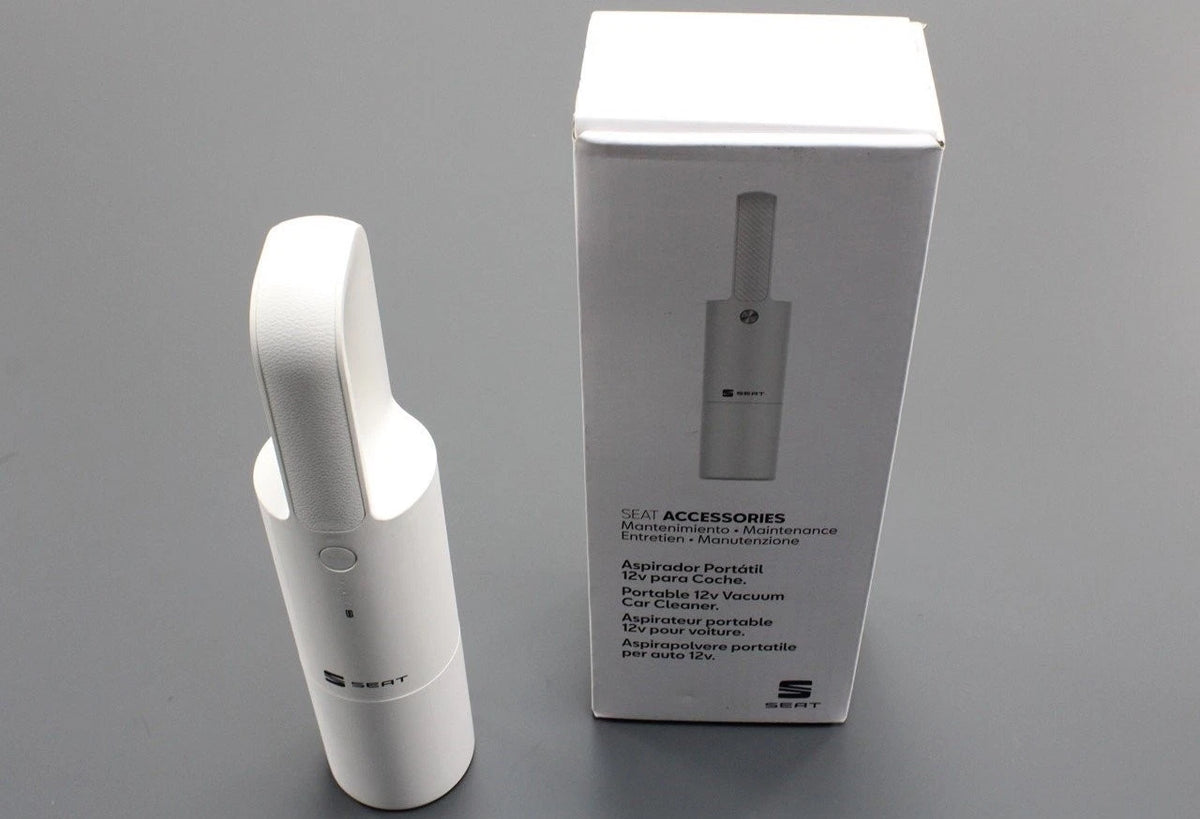 SEAT portable 12V car vacuum cleaner (white) 000091401