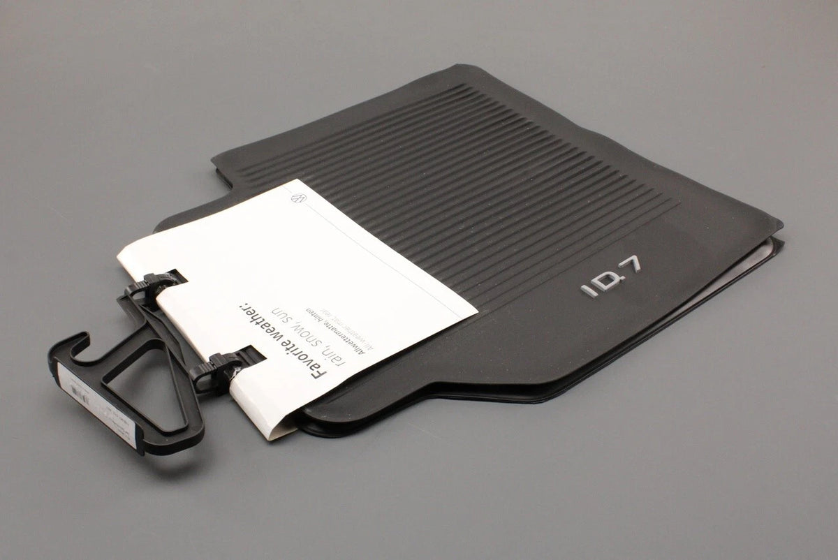 VW ID.7 2023-on rubber all weather floor mats (front & rear) 14C061502 / 512