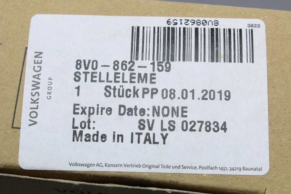VW Tiguan Touareg T-Cross Skoda fuel filler flap door actuator 8V0862159