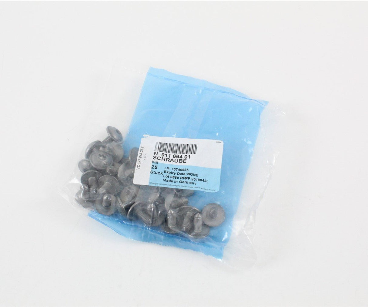 VW Audi Skoda SEAT M6x14 torx head screws x25 N91166401