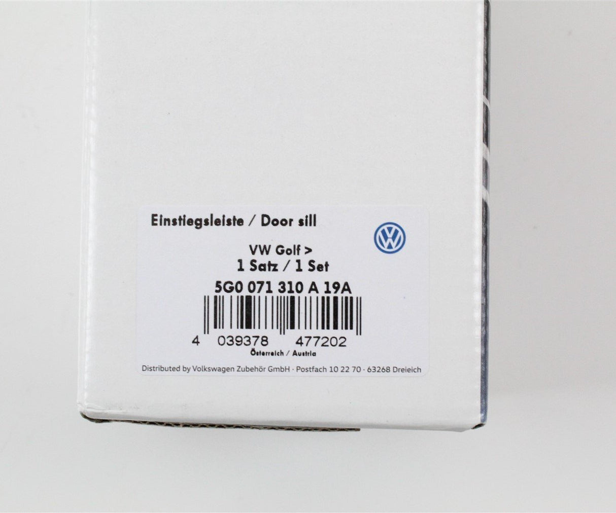 VW Golf MK7 MK7.5 2013-20 5 DOOR sill protection films 5G0071310A