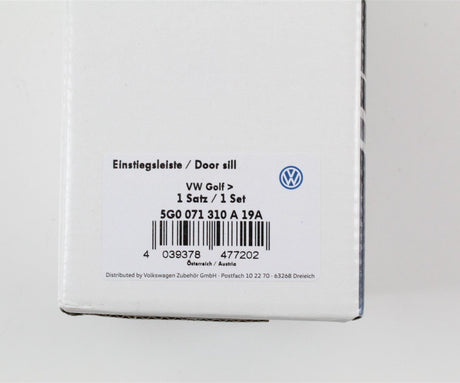 VW Golf MK7 MK7.5 2013-20 5 DOOR sill protection films 5G0071310A