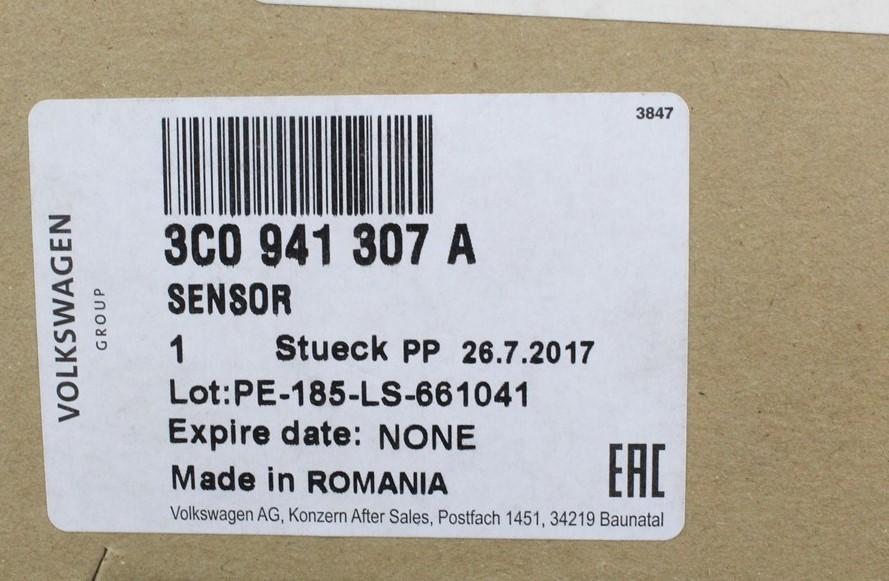 VW Audi CC Golf Tiguan Q3 LH rear headlight level sensor 3C0941307A