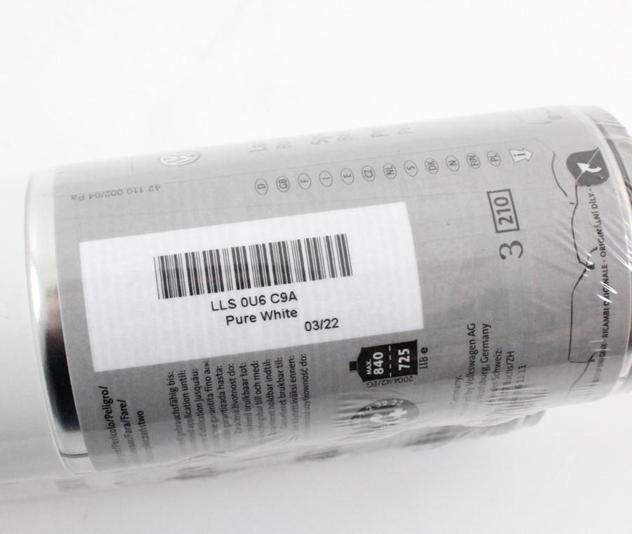 VW Volkswagen spray paint set 2x 150ml Pure White LC9A LLS0U6C9A