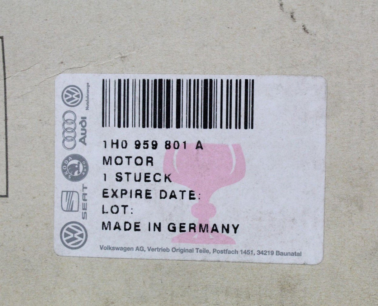 VW Golf MK3 93-98 front left window regulator motor 1H0959801A