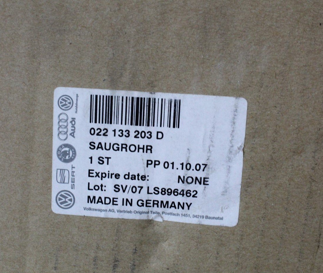 VW Golf MK4 Bora Sharan 2.8ltr V6 Upper intake manifold 022133203D