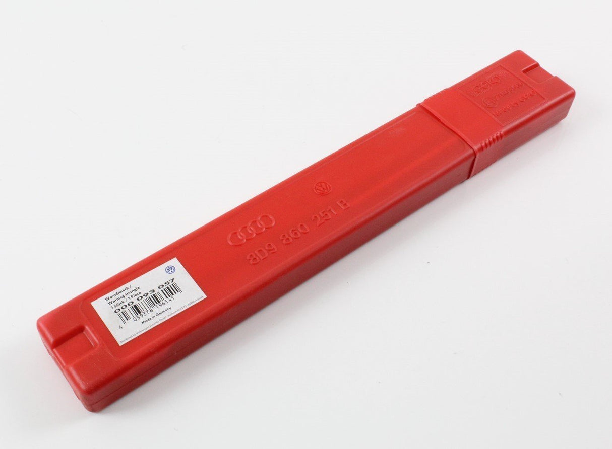 VW Volkswagen emergency warning triangle in case 000093057