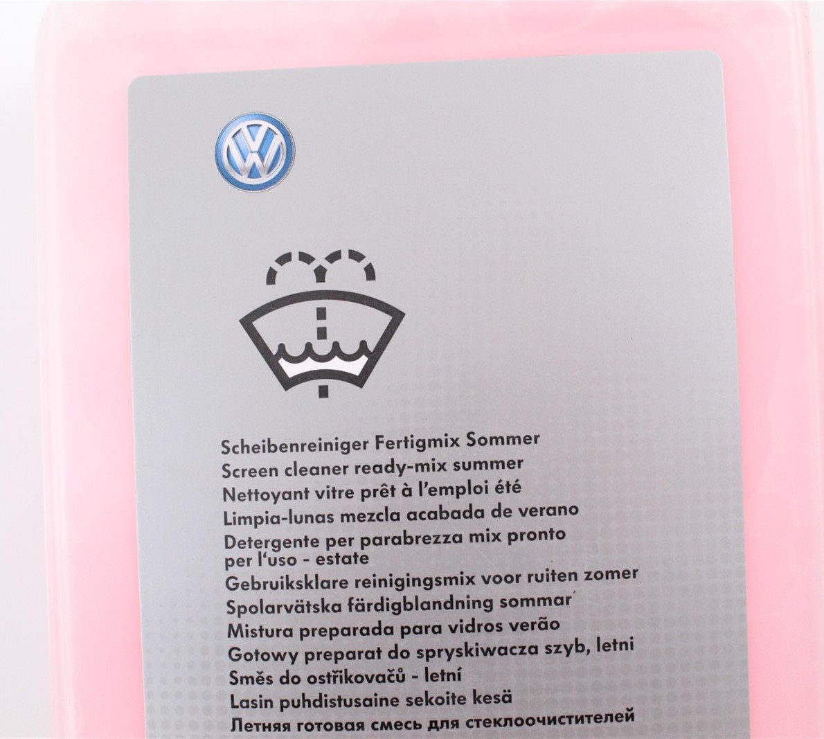 VW Volkswagen ready mixed summer screenwash 3L bottle 000096321B