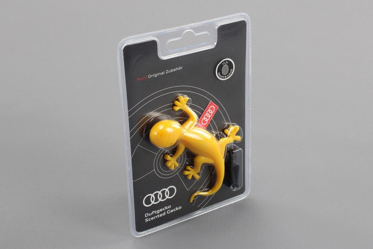 Gecko Air Freshener with Sunglasses - Yellow - Genuine Audi