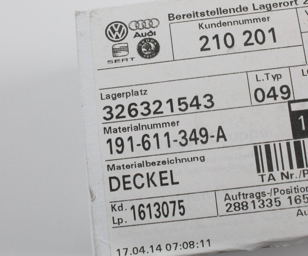 VW Golf MK1 Caddy Jetta Scirocco Passat brake fluid cap 191611349A