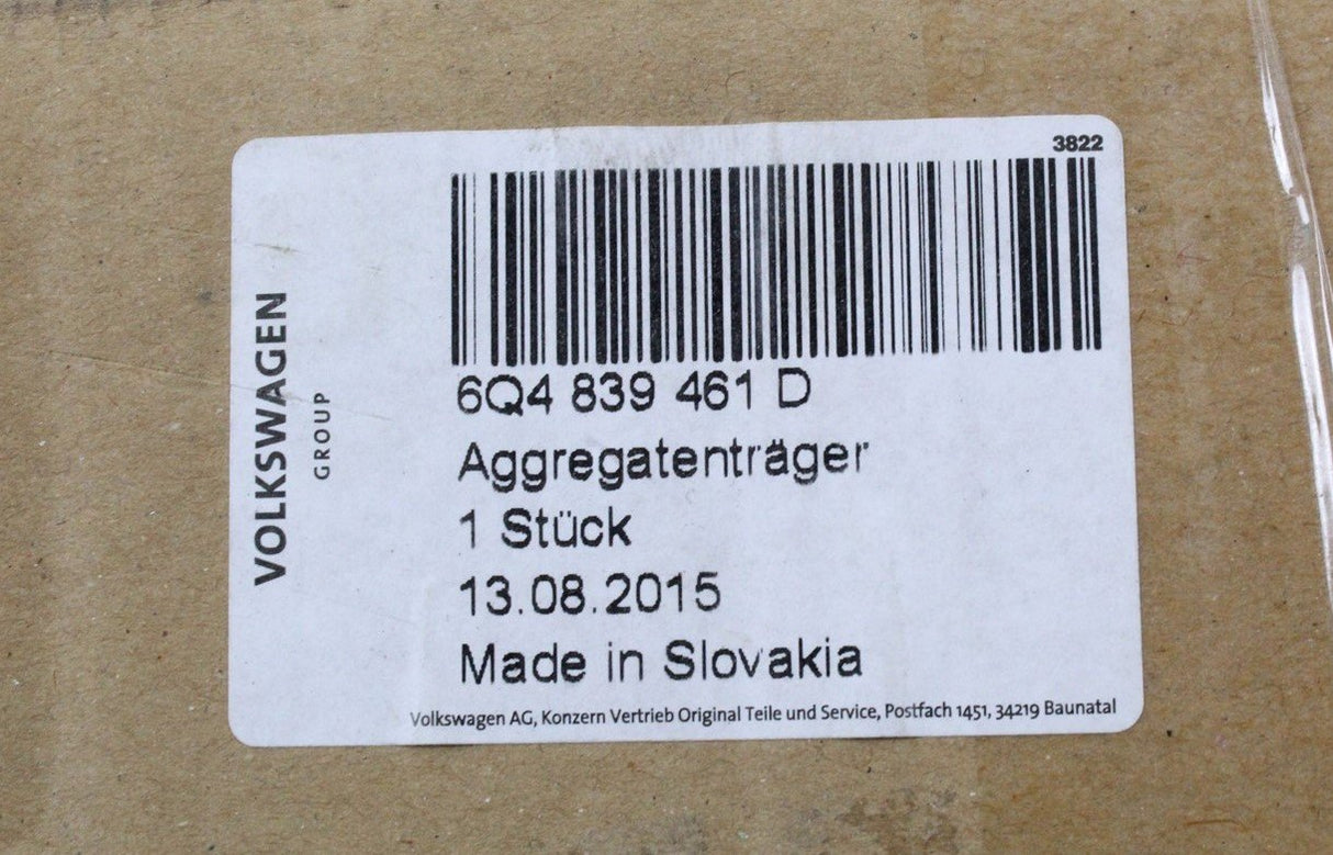 VW Polo 9N 9N3 02-09 rear left manual window regulator 6Q4839461D