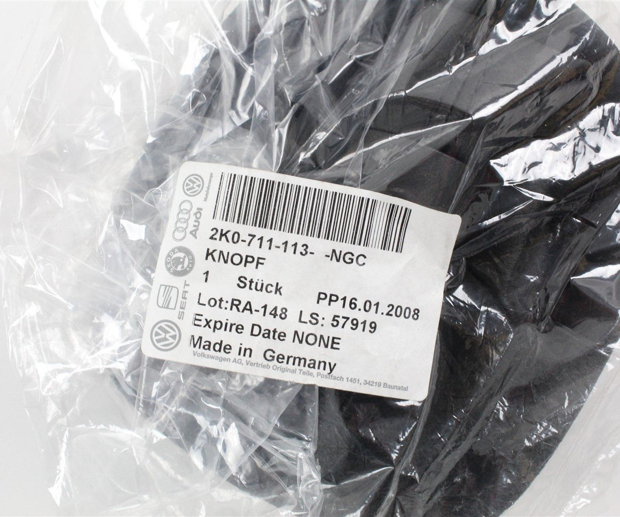 VW Caddy 2004-15 gear stick knob gaiter 5 speed 2K0711113 NGC