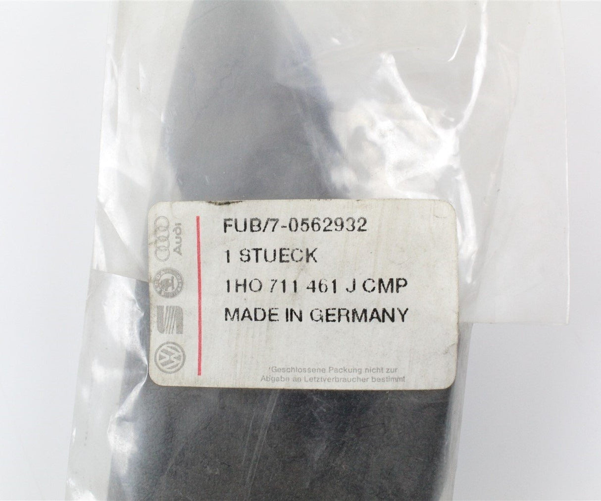 VW Golf MK3 Polo leather hand brake lever cover black 1H0711461JCMP