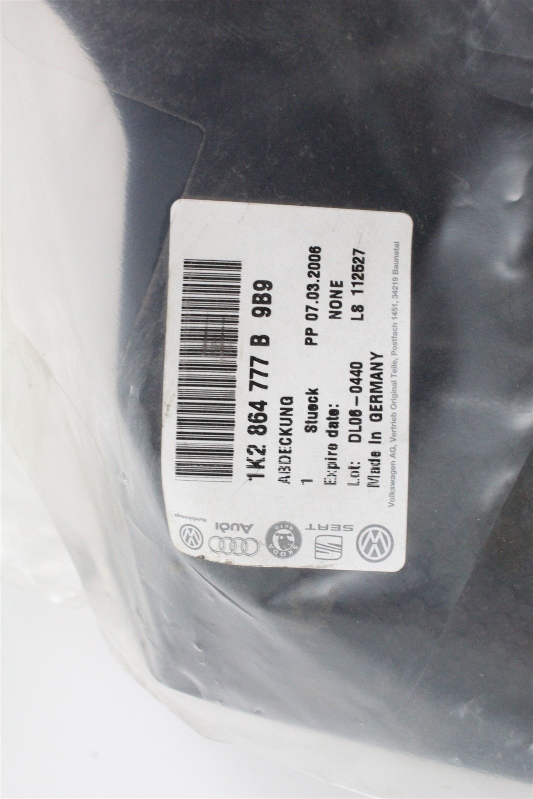 VW Eos Golf MK5/6 Jetta Scirocco pedal footrest trim RHD 1K2864777B