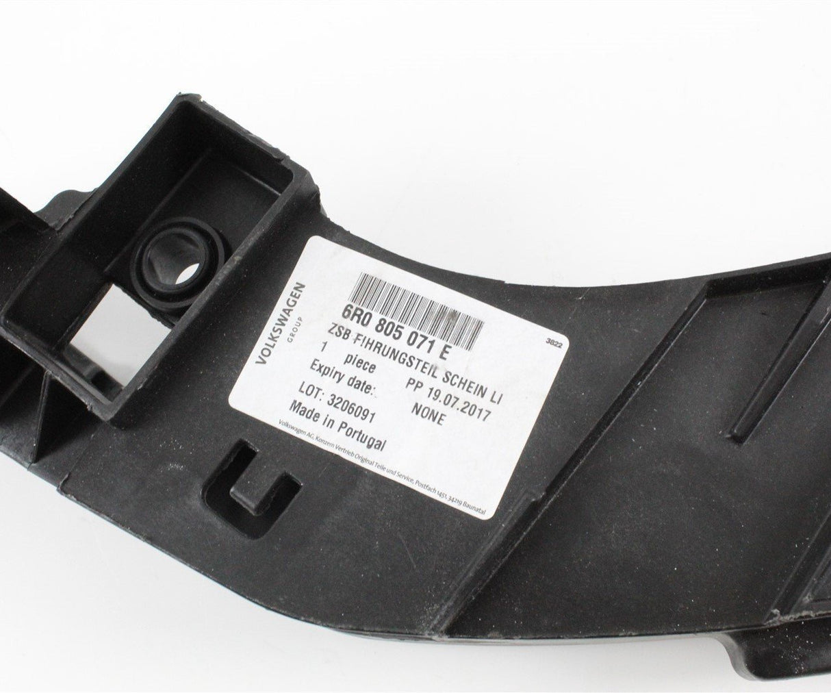 VW Polo 6R 6C 10-17 left passenger upper headlight mount 6R0805071E