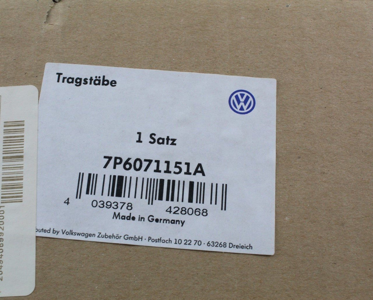 VW Touareg 7P 2011-17 roof bars rails carrier rack set 7P6071151A