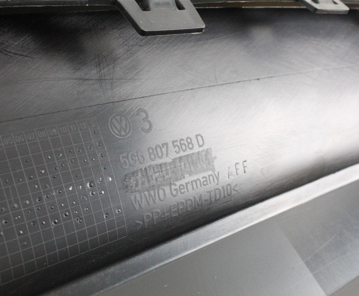 VW Golf MK7 MK7.5 2013-20 lower rear bumper trim splitter 5G6807568D