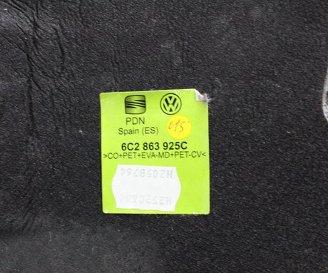 VW Polo 6C SEAT Ibiza RHD interior bulkhead sound damper 6C2863925C