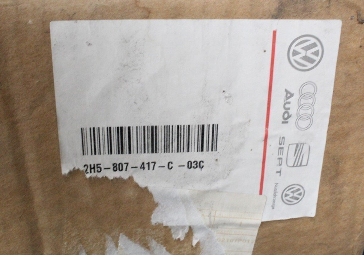 VW Amarok 2010-2016 rear black metal bumper cover 2H5807417C