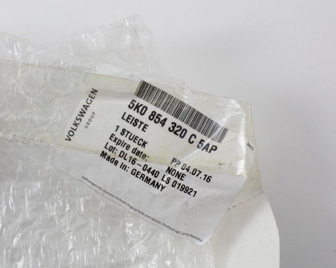 VW Golf MK6 2009-2013 right windscreen side trim seal 5K0854320C 5AP