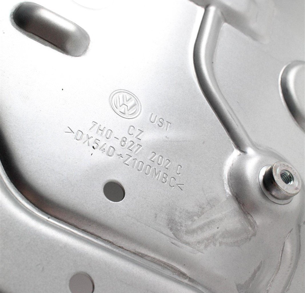 VW Transporter T5 T6 left rear wing door support plate 7H0827202C