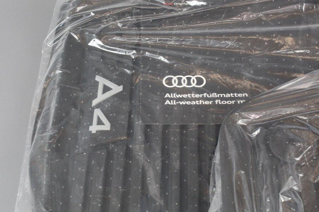Audi A4 S4 B9 2016-2020 front & rear rubber floor mats set RHD