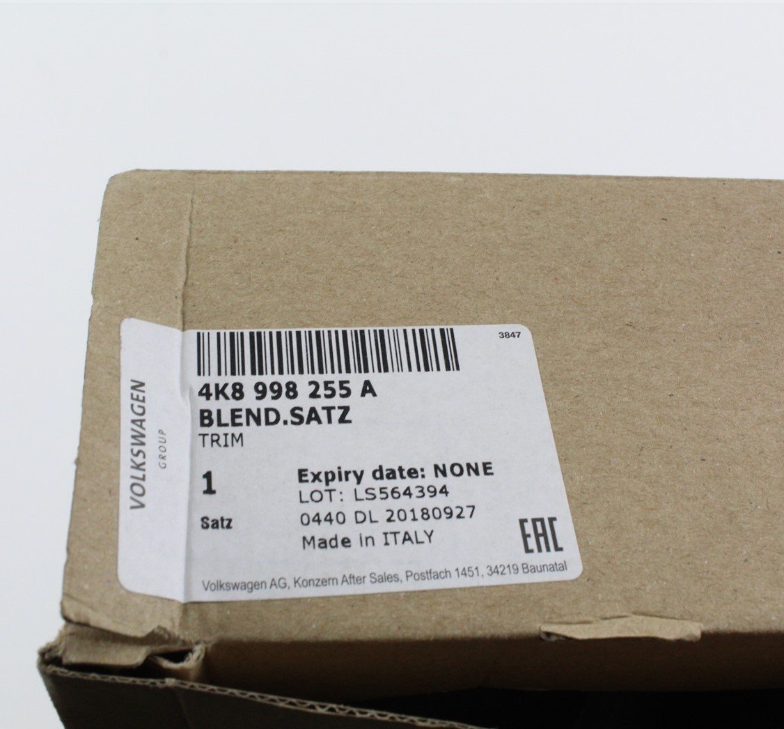 Audi A7 2019-on centre rear tail light inner trims pair 4K8998255