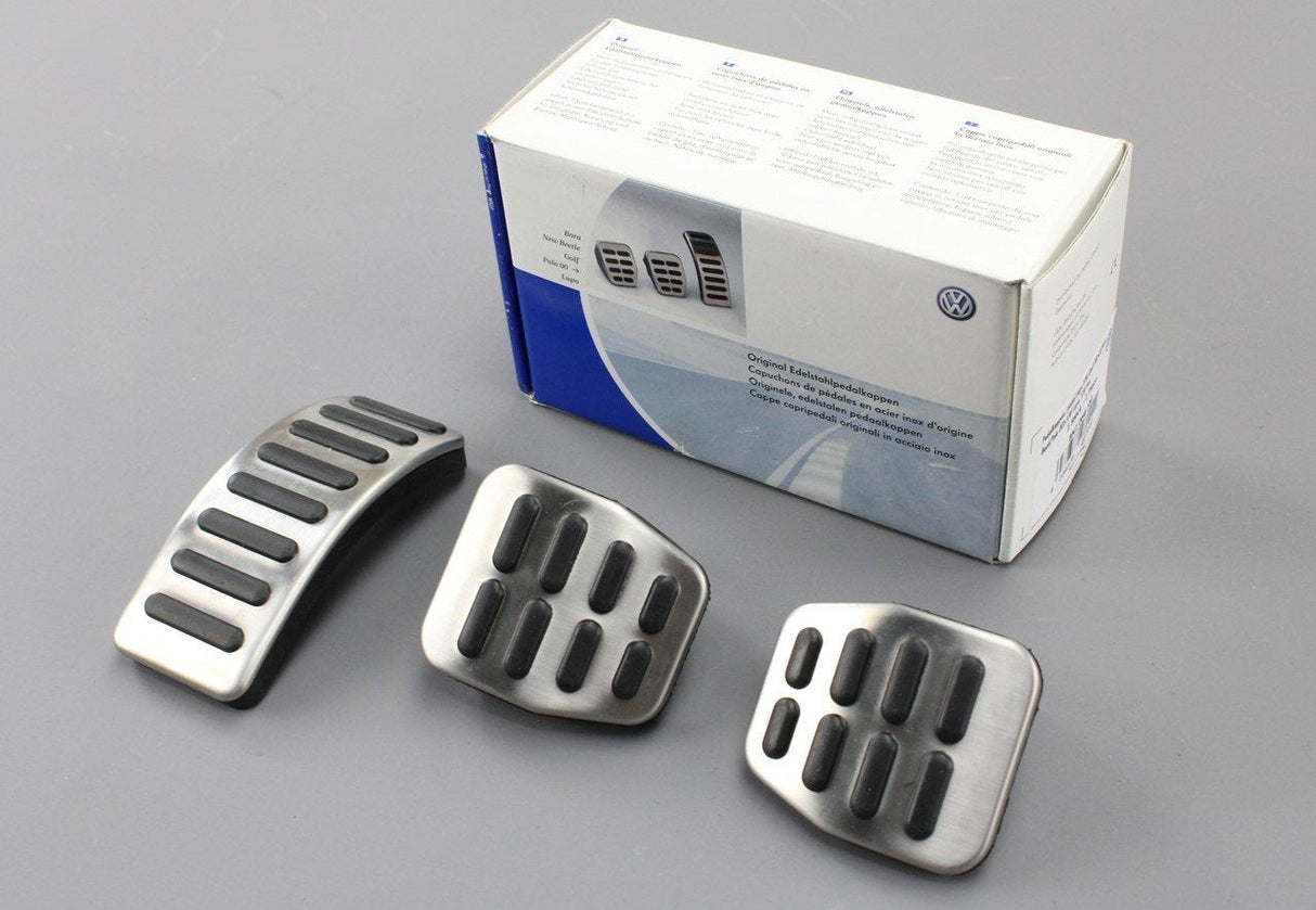 VW Golf MK4 Beetle Polo aluminium pedal caps set (LHD) 8N1064200