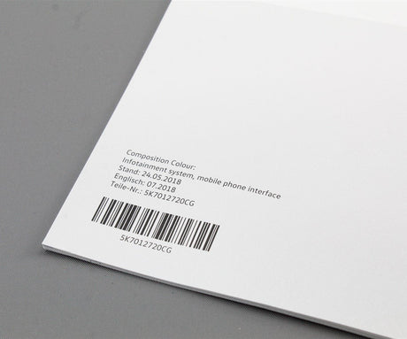 VW Volkswagen Composition Colour radio instruction manual 5K7012720CG