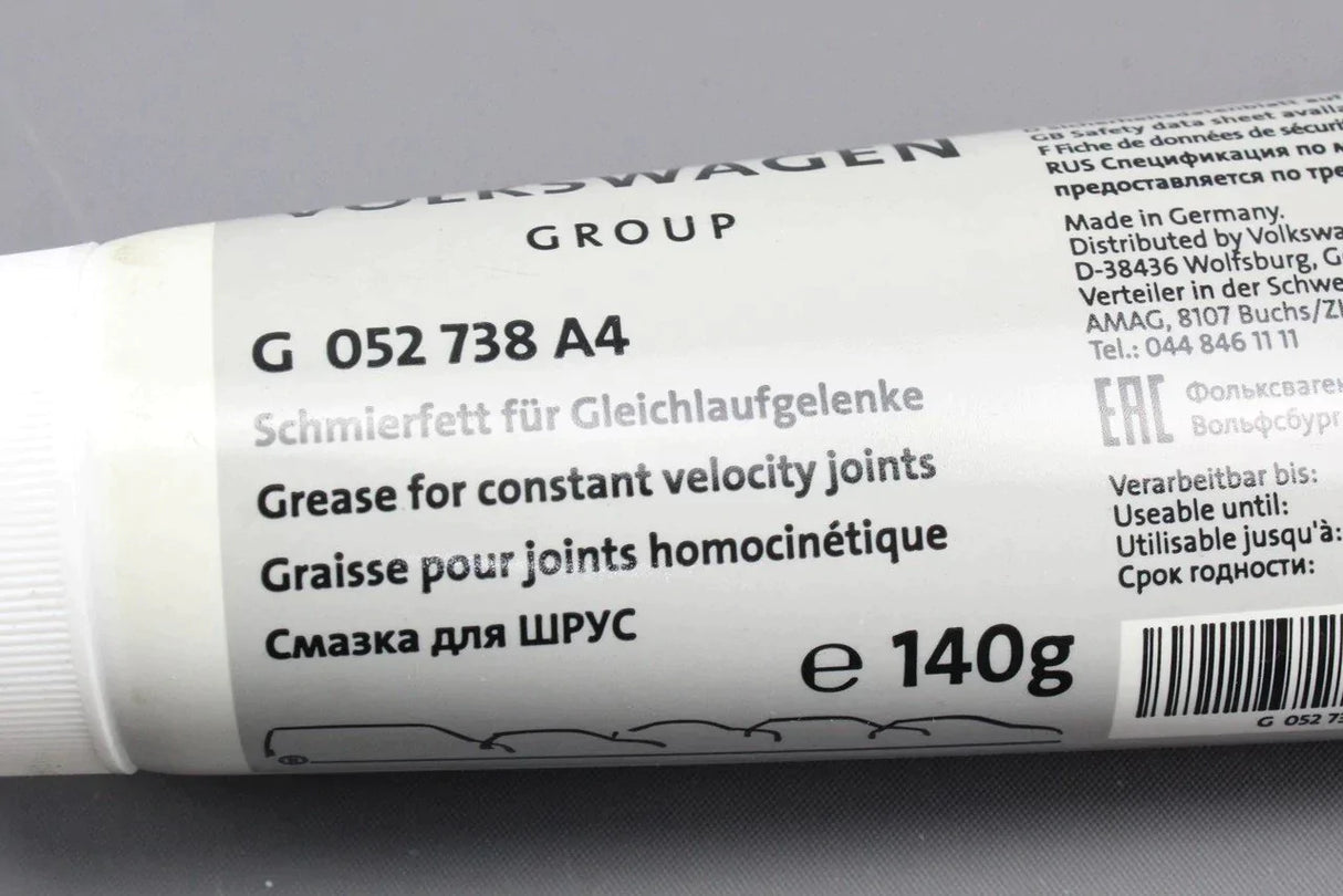 VW Audi Skoda SEAT CV boot grease 140g tube G052738A4