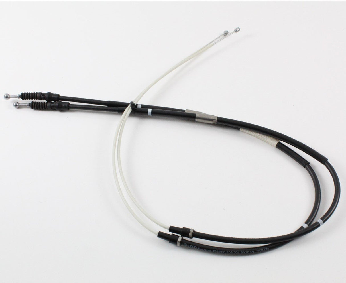 VW Beetle 2012-19 handbrake parking brake cables x2 5C0609721BA