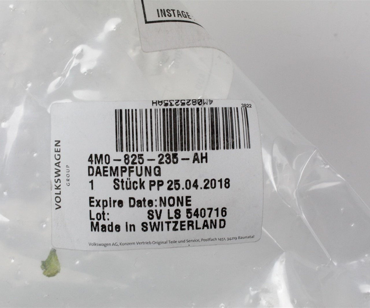 Audi Q7 2016-on engine noise sound insulation undertray 4M0825235AH