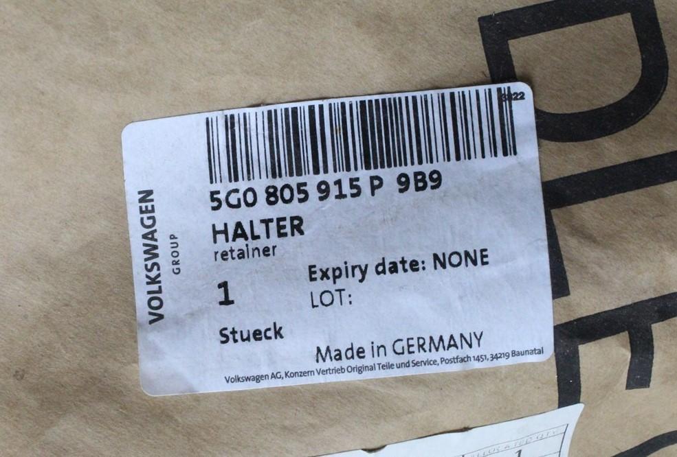 VW Golf R MK7.5 lower front bumper splitter trim 5G0805915P 9B9