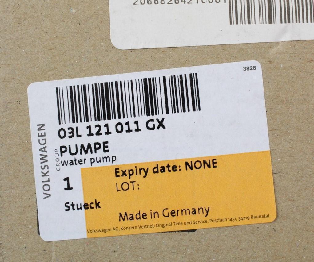 VW Audi Skoda SEAT 2.0 TDI CR coolant water pump 03L121011GX