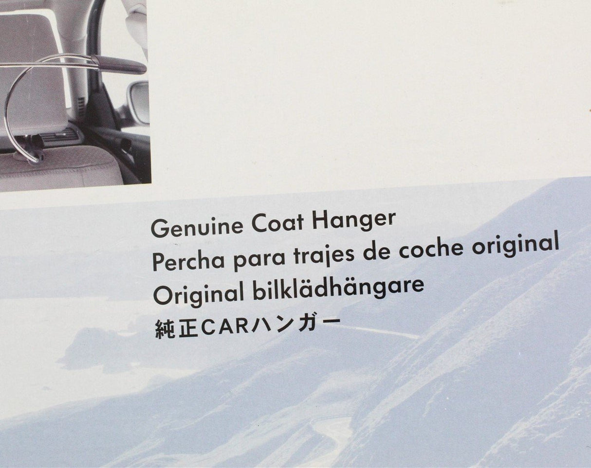 VW Volkswagen seat headrest mounted coat hanger 00V061127