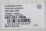 VW Caddy 2020-on rear bumper loading protector (Black) 2K7061195A