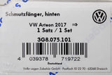 Genuine VW Arteon 2017-onwards rear accessory mud flaps set 3G8075101