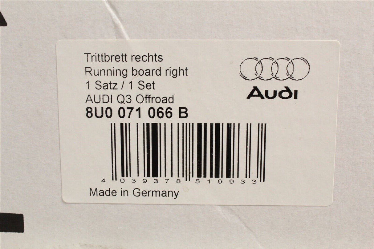 Audi Q3 2012-2018 side steps running boards set 8U0071065C 8U0071066B