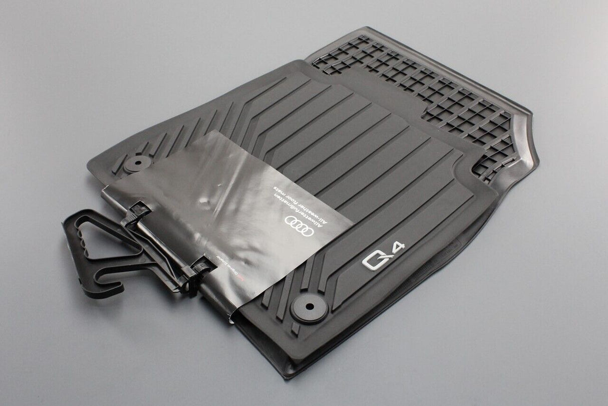 Audi Q4 e-Tron front all weather rubber floor mats (RHD) 89C061501 041