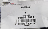 Audi Q5 Sportback 2018-on Audi rings emblem (rear) 80A071802A