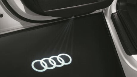 Audi logo rings accessory LED projector entry puddle lights 4G0052133G
