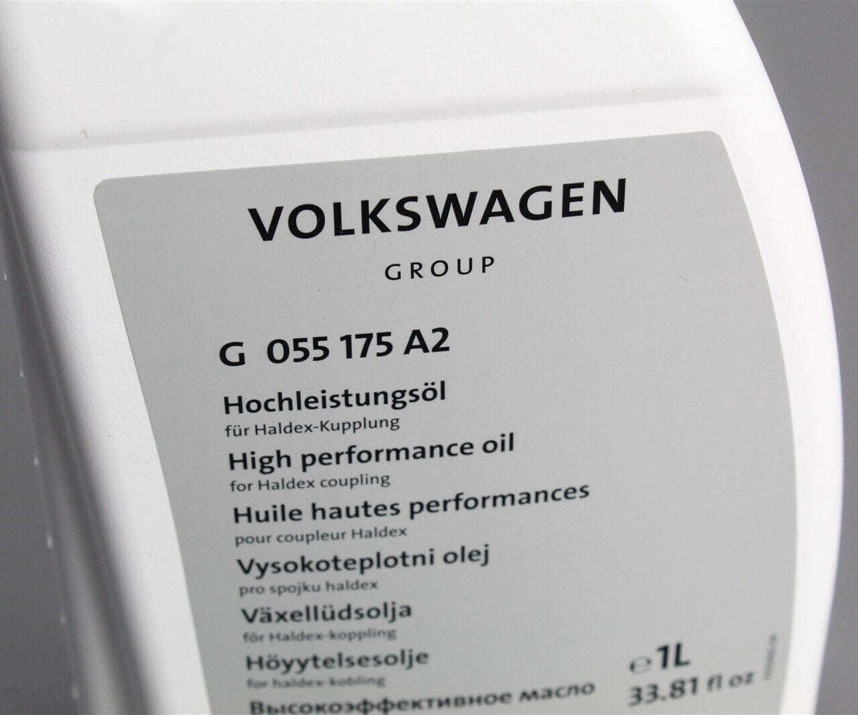 VW Golf MK5 R32 MK6 Golf R T6 Audi S3 4-motion haldex oil (1L) G055175A2