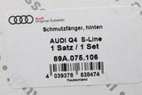 Audi Q4 E-Tron 2021-on S-line mud flap set (rear) 89A075106