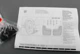 VW Taigo 2022-on accessory mud flap set (front & rear) 2G7075101/111