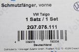 VW Taigo 2022-on accessory mud flap set (front) 2G7075111