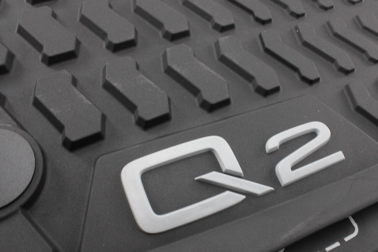 Audi Q2 2017-On front rubber all-weather floor mats (RHD) 81C061501 041