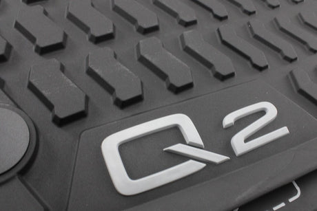 Audi Q2 2017-On front rubber all-weather floor mats (RHD) 81C061501 041