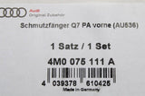 Audi Q7 2016-on accessory mud flaps (front & rear) 4M0075101A/111A